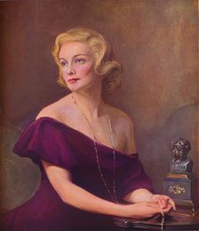 Portrait of Madeleine Carroll 1935, (1936). Creator: Philip de Laszlo
