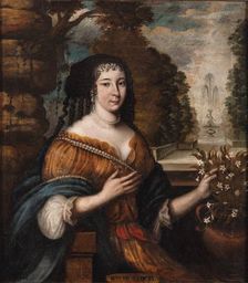 Portrait of Madeleine de Scudéry (1607-1701), 17th century. Creator: Anonymous