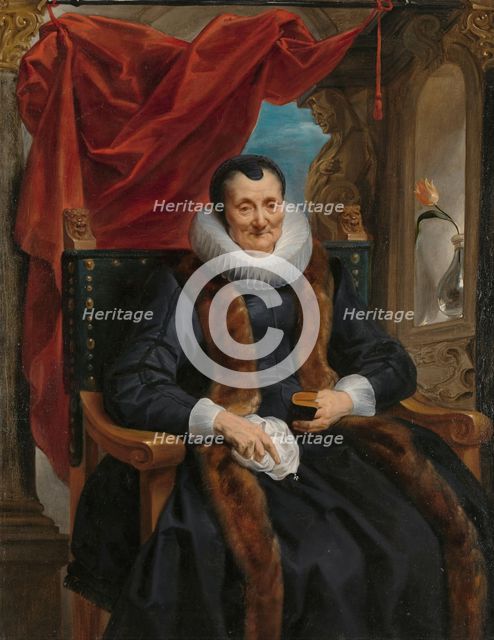 Portrait of Magdalena de Cuyper, c.1635-c.1636. Creator: Jacob Jordaens.