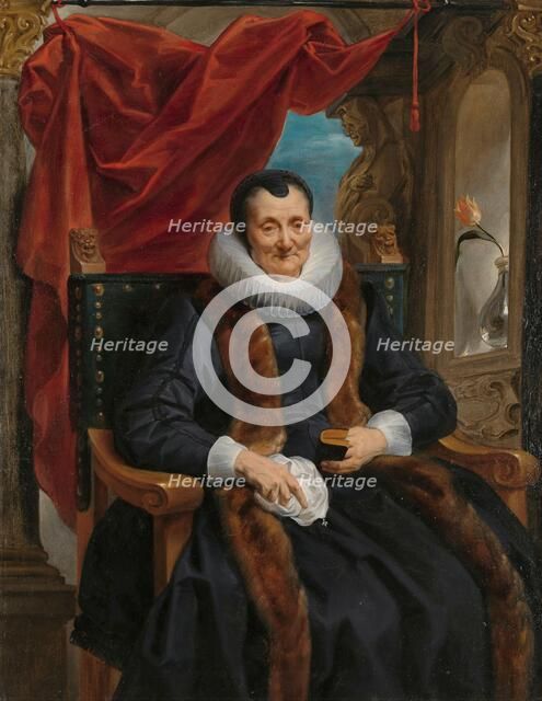 Portrait of Magdalena de Cuyper, c.1635-c.1636. Creator: Jacob Jordaens.