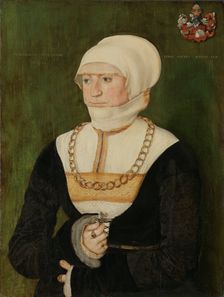 Portrait of Magdalena Pittrichin , 1528. Creator: Beham, Barthel (c. 1502-1540)