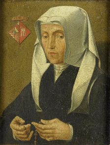 Portrait of Magdalena van Werdenborgh (1464-1538), after c.1510. Creator: Anon
