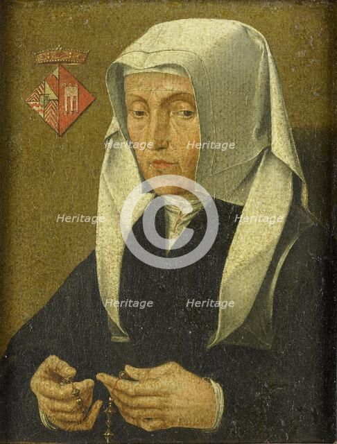 Portrait of Magdalena van Werdenborgh (1464-1538), after c.1510. Creator: Anon.