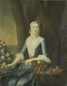 Portrait of Magdalena van Citters, Wife of Adriaen Isaac Hurgronje, c.1760. Creator: Anon
