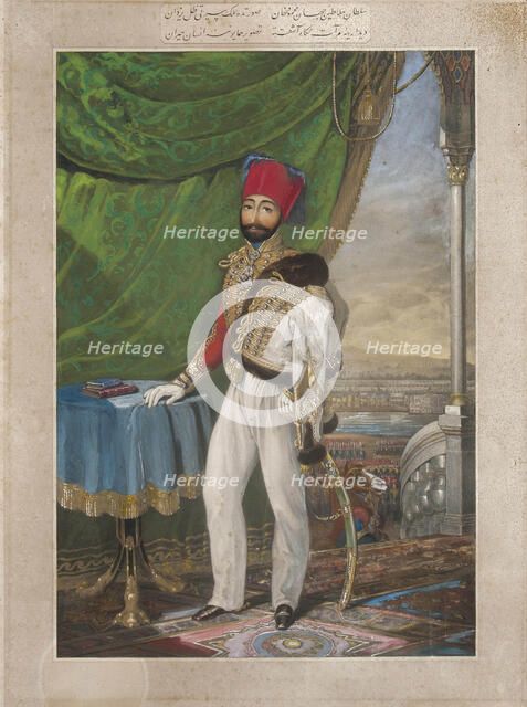 Portrait of Mahmud II (1785-1839), Sultan of the Ottoman Empire, Early 19th cen.. Creator: Anonymous.