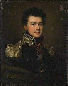 Portrait of Major General I.I. Sabir, 1814. Creator: János Rombauer