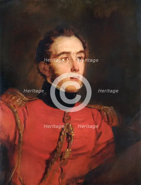 Portrait of Major-General John Freemantle, British soldier, 1821. Artist: Jan Willem Pieneman.