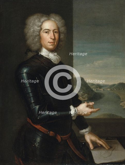 Portrait of Major General Paul Mascarene, 1729. Creator: John Smibert.