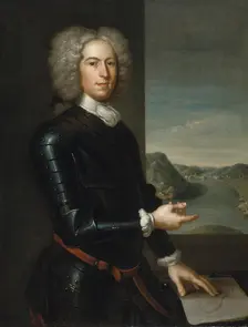 Portrait of Major General Paul Mascarene, 1729. Creator: John Smibert