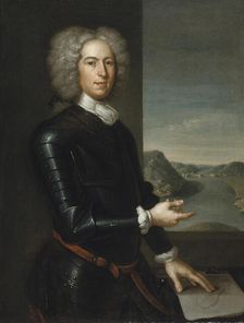 Portrait of Major General Paul Mascarene, 1729. Creator: John Smibert
