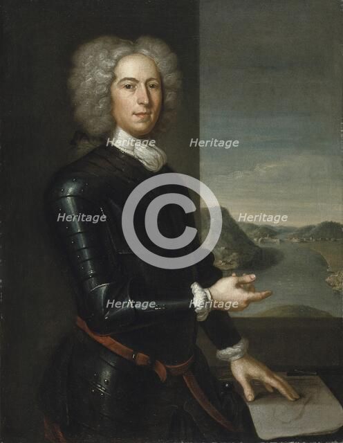 Portrait of Major General Paul Mascarene, 1729. Creator: John Smibert.