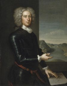 Portrait of Major General Paul Mascarene, 1729. Creator: John Smibert