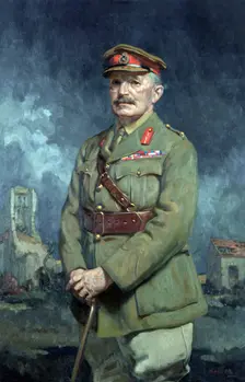 Portrait of Major-General Sir Andrew Russell, 1937. Creator: Archibald Frank Nicoll