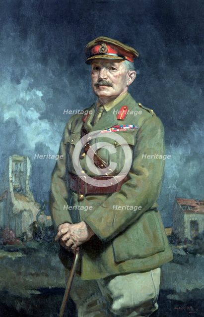 Portrait of Major-General Sir Andrew Russell, 1937. Creator: Archibald Frank Nicoll.