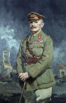 Portrait of Major-General Sir Andrew Russell, 1937. Creator: Archibald Frank Nicoll