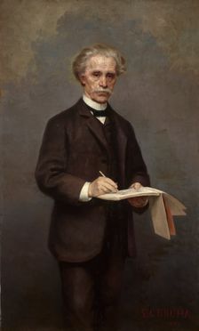 Portrait of Maksymilian Cercha, 1894. Creator: Stanislaw Cercha