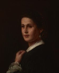 Portrait of Malwina Ramloff, Artist's Fiancée, before 1858. Creator: Wladyslaw Luszczkiewicz