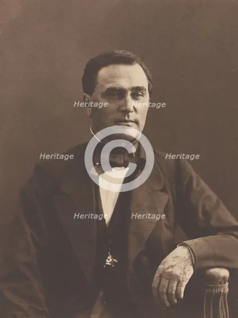 Portrait of man, 1860-1861.  Creator: Nadar.