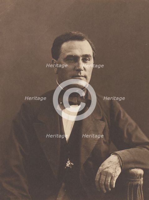 Portrait of man, 1860-1861.  Creator: Nadar.