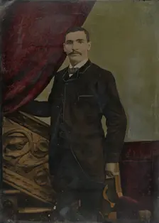 Portrait of man, 1860s-1880s. Creator: Unknown