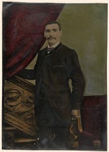 Portrait of man, 1860s-1880s. Creator: Unknown