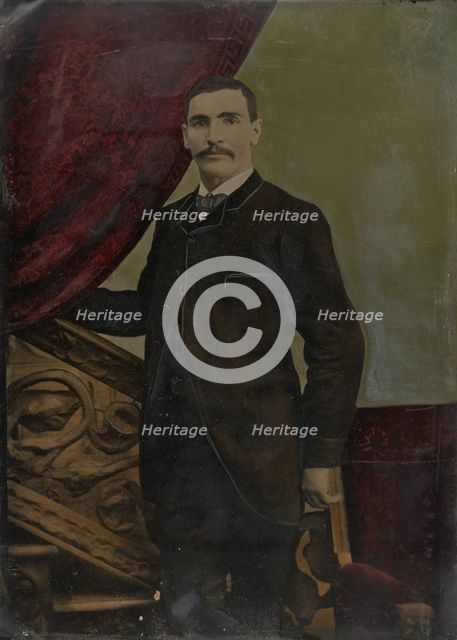 Portrait of man, 1860s-1880s. Creator: Unknown.