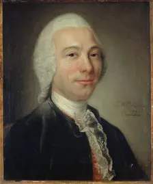 Portrait of man, formerly identified as Alembert, 1770. Creator: Catherine Lusurier