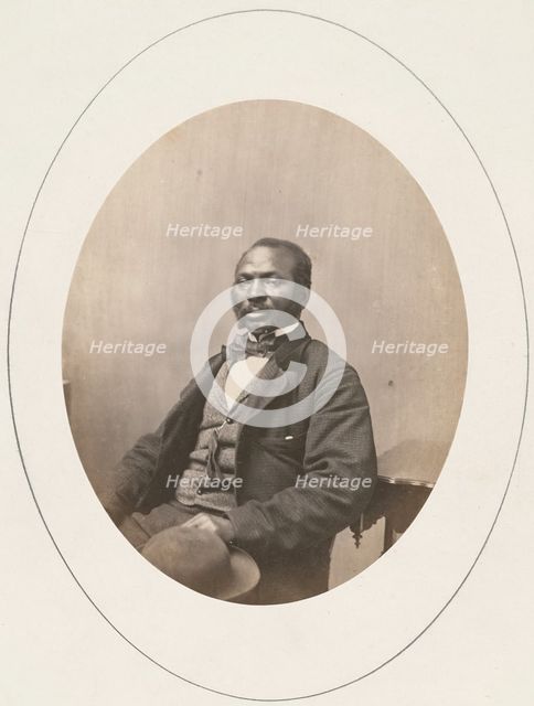Portrait of Man, Harvard University, 1861. Creator: George K Warren.