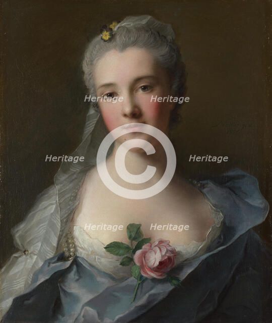 Portrait of Manon Balletti (1740–1776), 1757. Artist: Nattier, Jean-Marc (1685-1766)