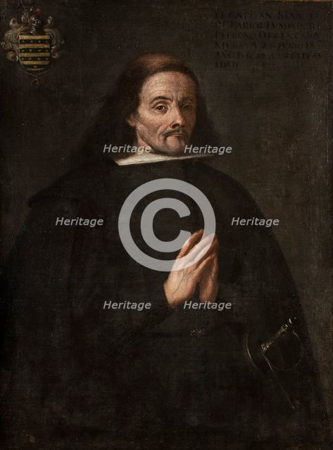 Portrait of Manuel Barrios, 1682. Creator: Pedro Ruiz González.
