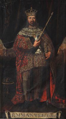 Portrait of Manuel I of Portugal (1469-1521), 1495. Creator: Anonymous