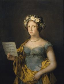 Portrait of Manuela Téllez Girón y Pimentel (1794-1838), Duchess of Abrantes, 1816. Artist: Goya, Francisco, de (1746-1828)