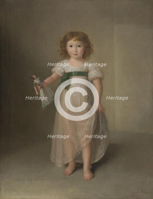Portrait of Manuela Téllez Girón y Pimentel (1794-1838), Duchess of Abrantes, 1797.