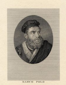 Portrait of Marco Polo, 1812. Creator: Matteini; Teodoro (1753-1831)