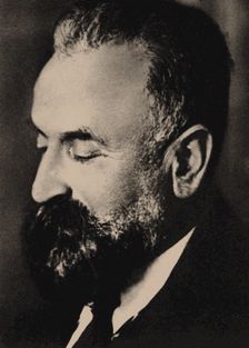 Portrait of Marcel Mauss (1872-1950). Creator: Anonymous