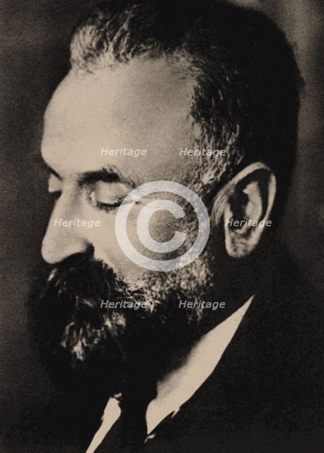 Portrait of Marcel Mauss (1872-1950). Creator: Anonymous.