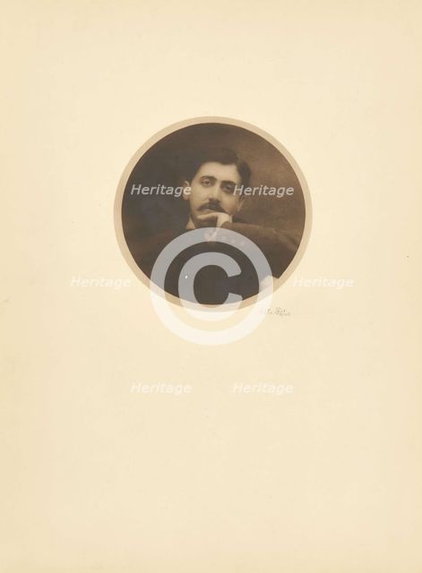 Portrait of Marcel Proust, 1896. Creator: Wegener, Otto (1849-1924).