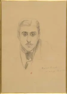 Portrait of Marcel Proust , 1891. Creator: Blanche, Jacques-Émile (1861-1942)