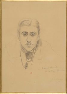 Portrait of Marcel Proust , 1891. Creator: Blanche, Jacques-Émile (1861-1942)