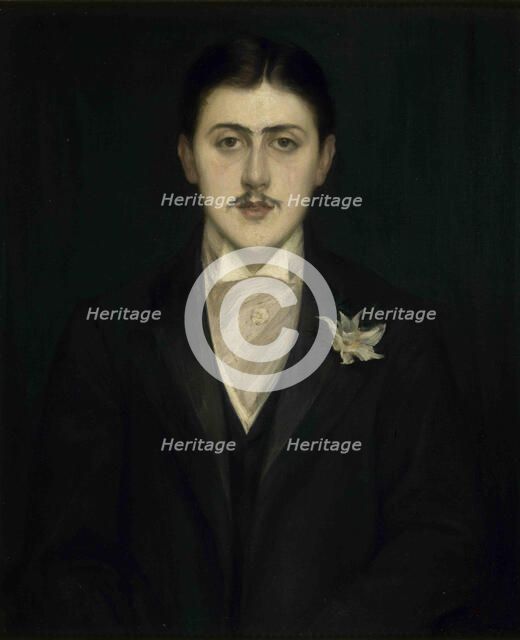 Portrait of Marcel Proust, 1892. Creator: Blanche, Jacques-Émile (1861-1942).