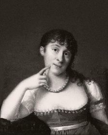 Portrait of Marceline Desbordes-Valmore (1786-1859), 1806. Creator: Corbet, Édouard-Joseph (1772-1825)