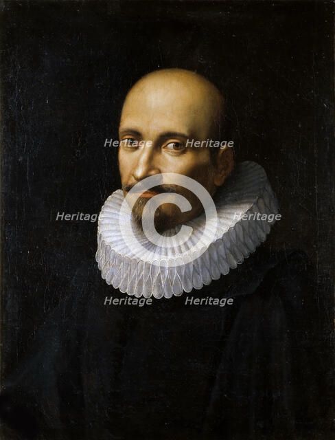 Portrait of Marcello Provenzale 1575-1639, First third of 17th cen.. Creator: Leoni, Ottavio Maria (1578-1630).