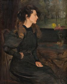Portrait of Marcelle Jeanniot aged fifteen, 1896. Creator: Pierre Georges Jeanniot