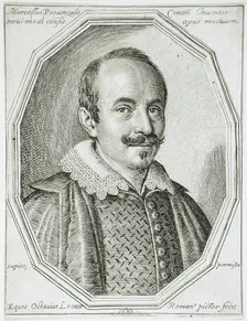 Portrait of Marcellus Provencalus, 1623. Creator: Ottavio Mario Leoni