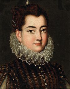 Portrait of Marchioness Clelia Farnese (1556-1613), Second half of the16th cen. Creator: Anonymous