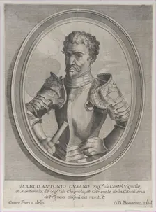 Portrait of Marc'Antonio Cusano, 1640-70. Creator: Giovanni Battista Bonacina