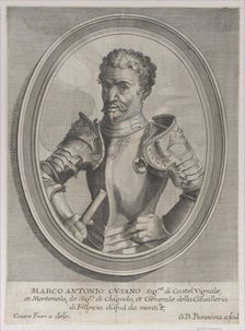 Portrait of Marc'Antonio Cusano, 1640-70. Creator: Giovanni Battista Bonacina