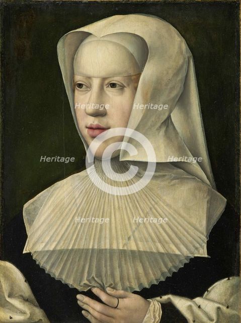 Portrait of Margaret of Austria (1480-1530). Creator: Orley, Bernaert, van (1488-1541).