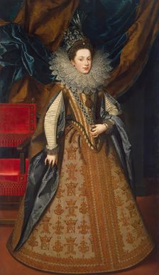 Portrait of Margaret of Savoy, Duchess of Mantua, 1608. Creator: Frans Pourbus the Younger