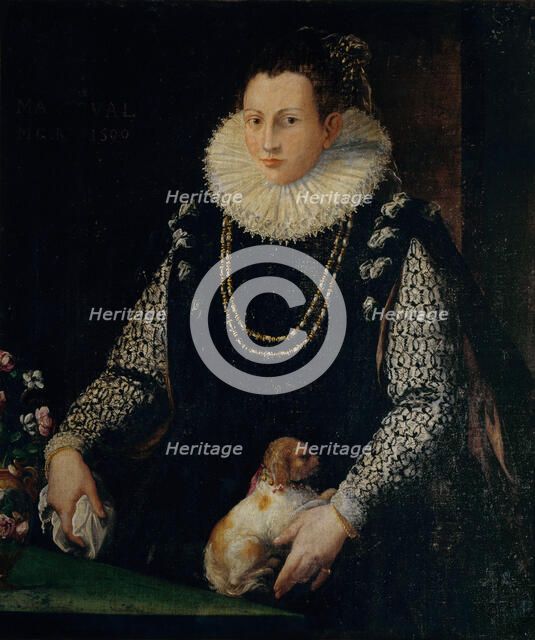 Portrait of Margaret of Valois (1553-1615), 1590. Creator: Anonymous.